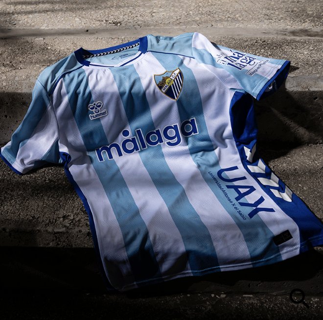 Camiseta Málaga CF 25/26 talla niño 1ª equipación - NewNow