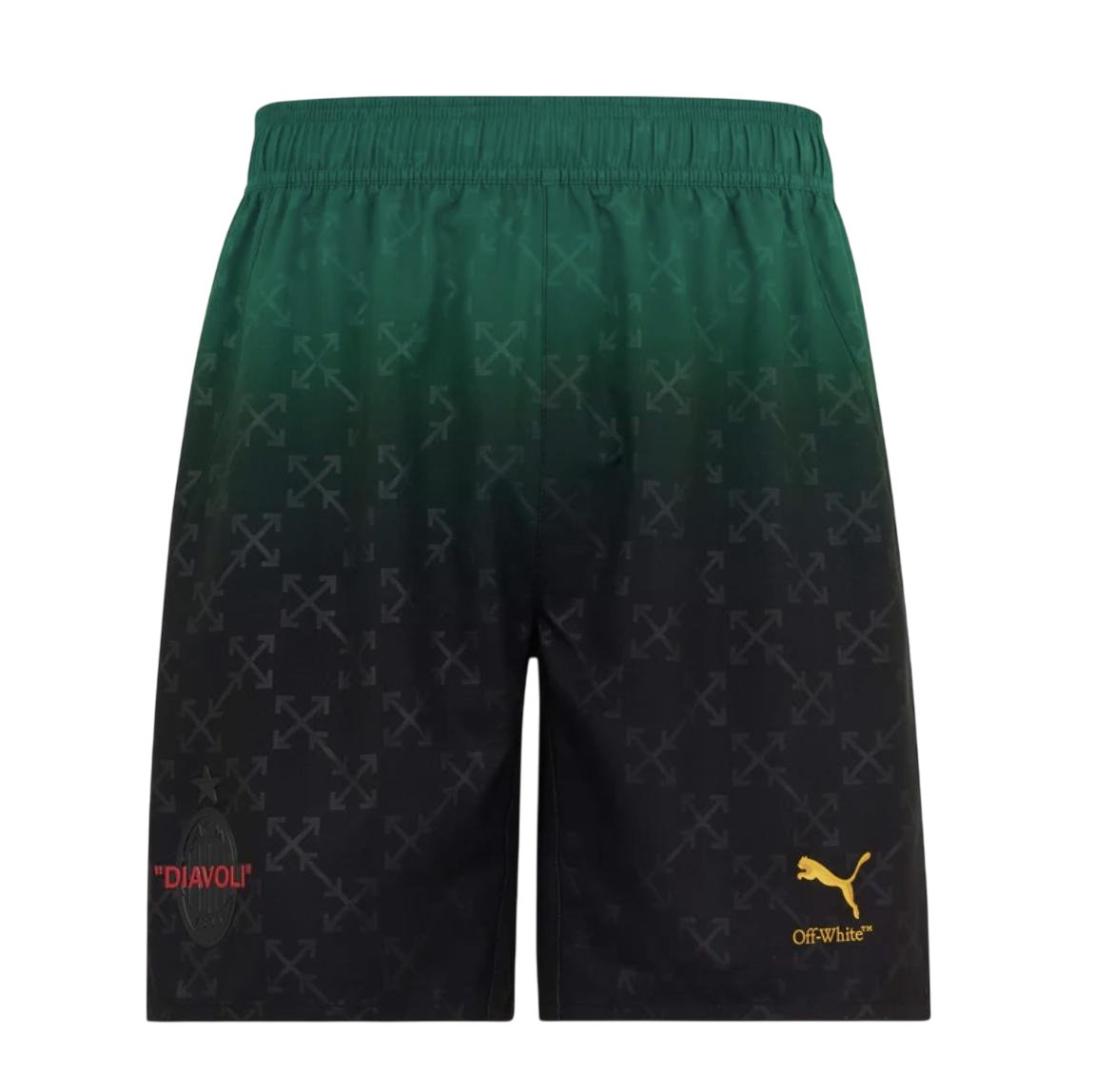 Pantalón Corto AC Milan x OFF-WHITE Negro - NewNow