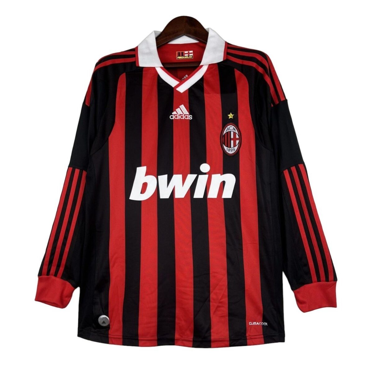 Camiseta retro AC Milan 09/10 1ª equipación manga larga - NewNow