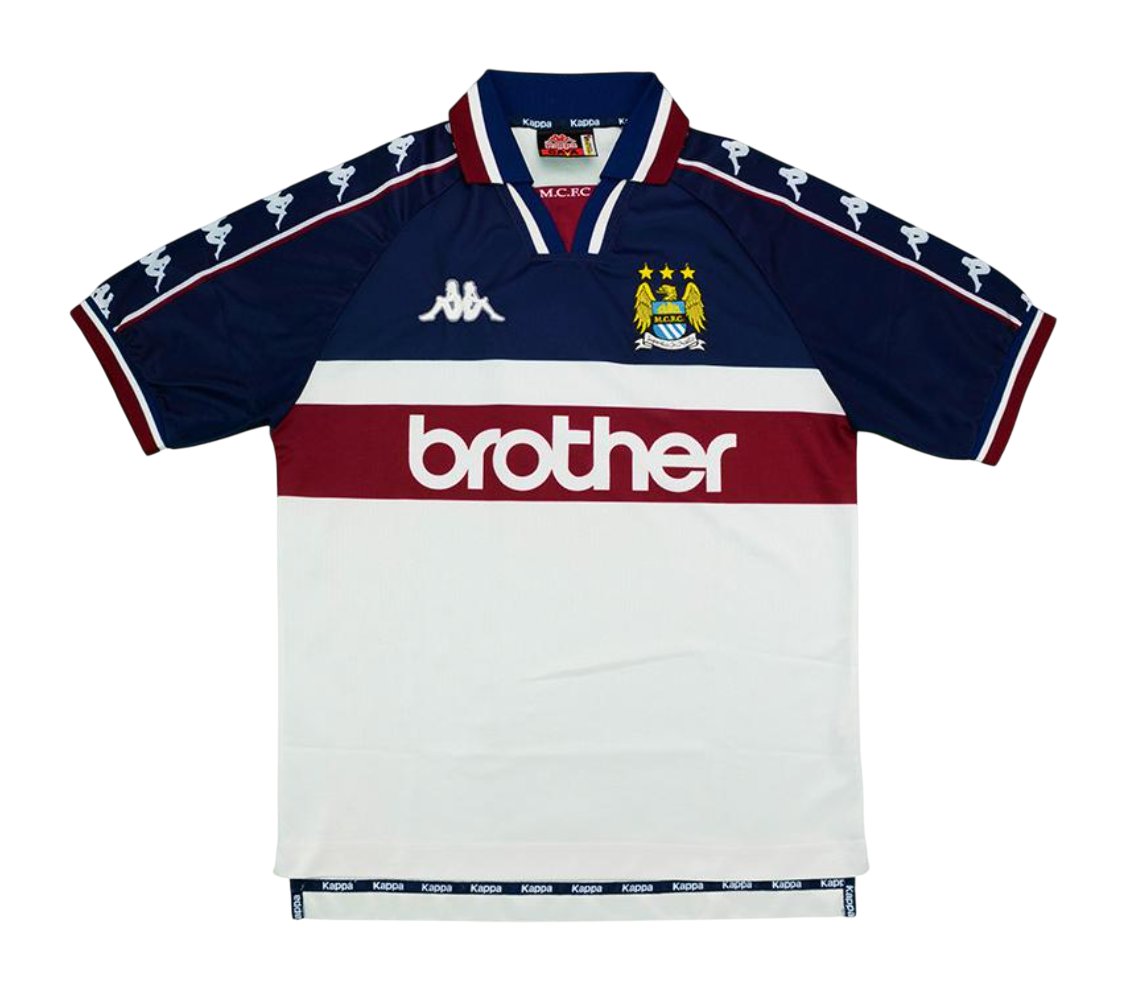 Camiseta retro Manchester City 97/98 2ª equipación - NewNow