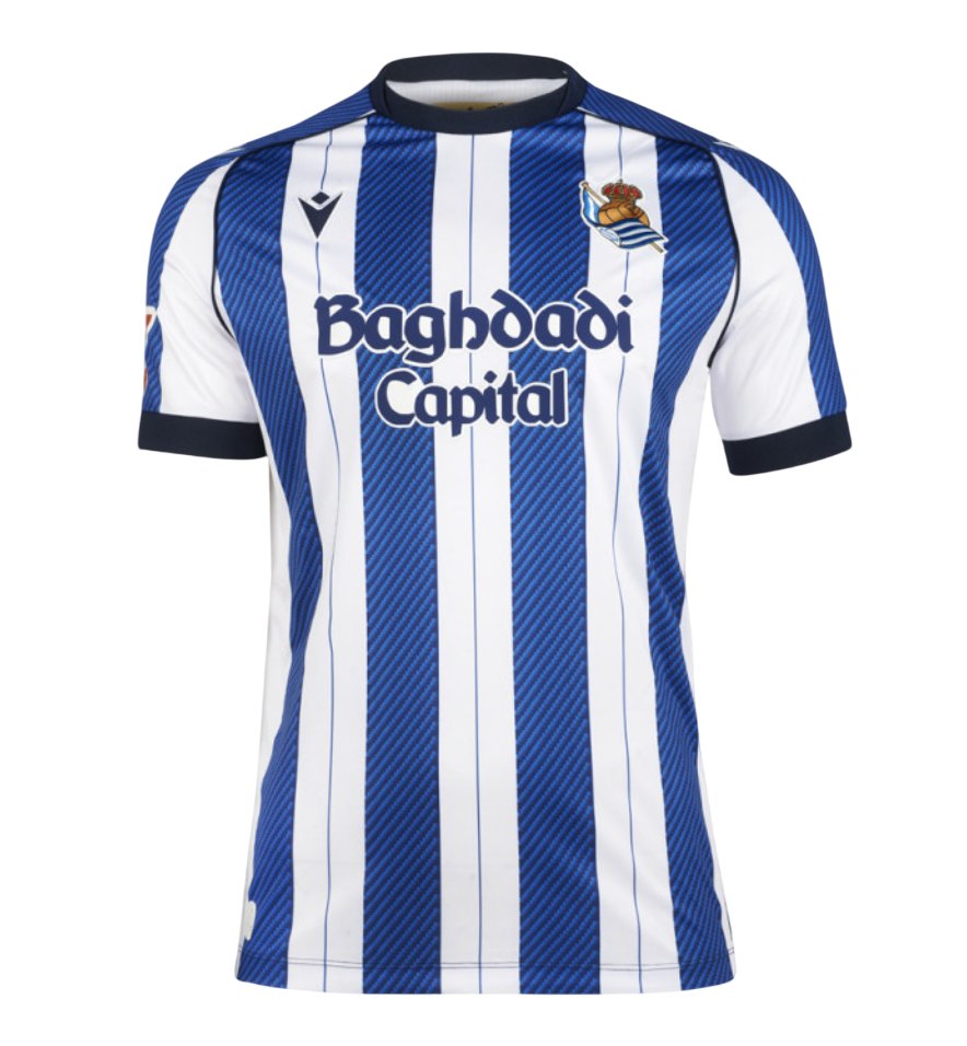 Camiseta Real Sociedad 25/26 1ª equipación con sponsor - NewNow