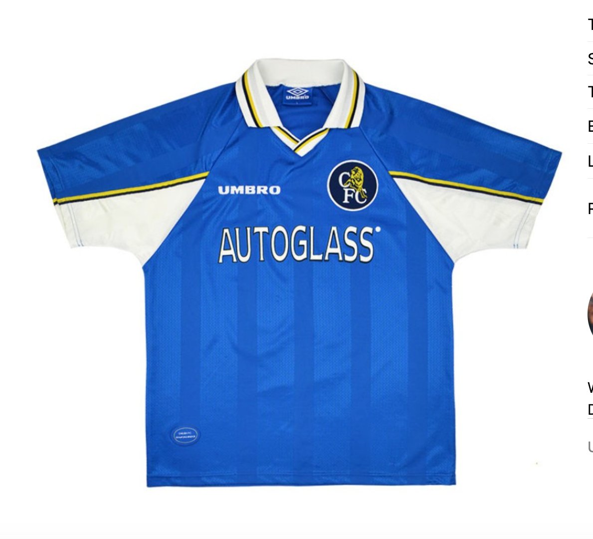 Camiseta retro Chelsea 98/99 - NewNow