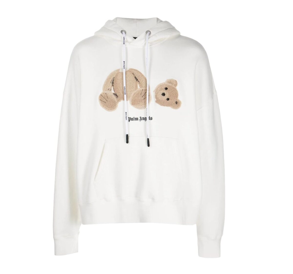 Sudadera Palm Angels Blanca TEDDY BEAR Blanca Capucha - NewNow