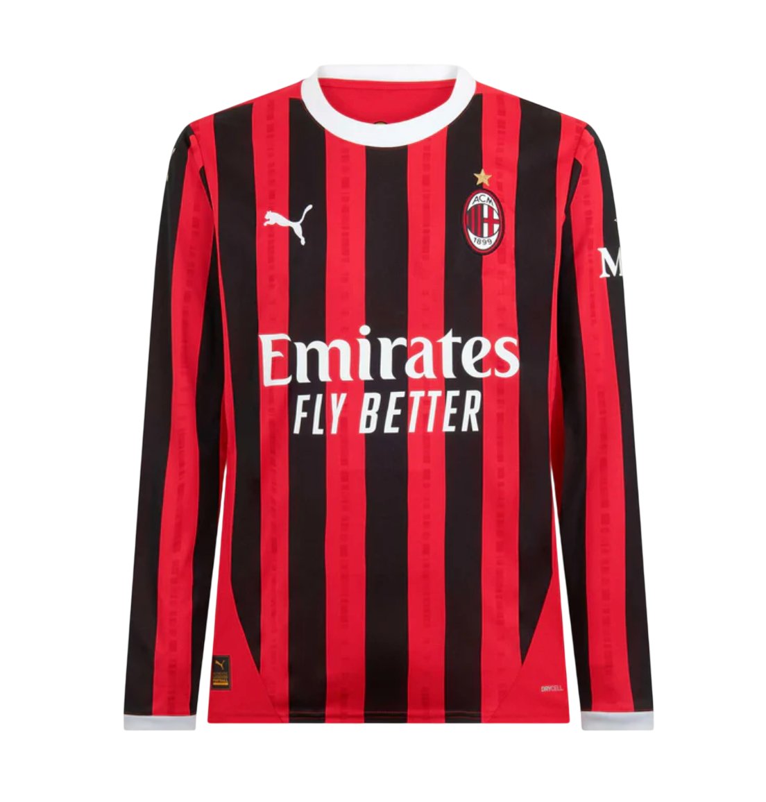 Camiseta AC Milan 24/25 1ª equipación manga larga - NewNow