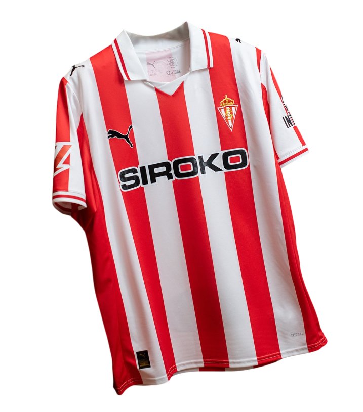 Camiseta Sporting de Gijón 25/26 talla niño 1ª equipación - NewNow