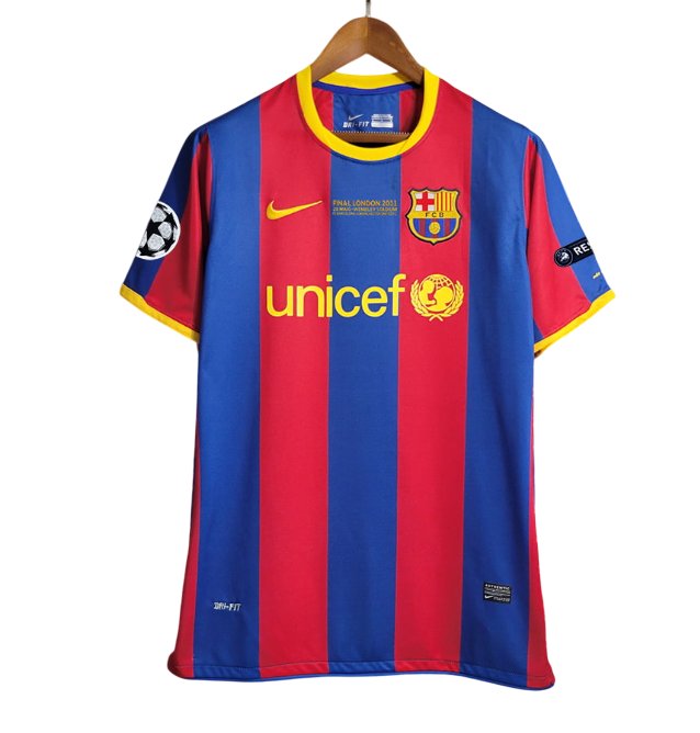 Camiseta Retro FC Barcelona 10/11 1ª Equipación – Edición Final Champions League - NewNow