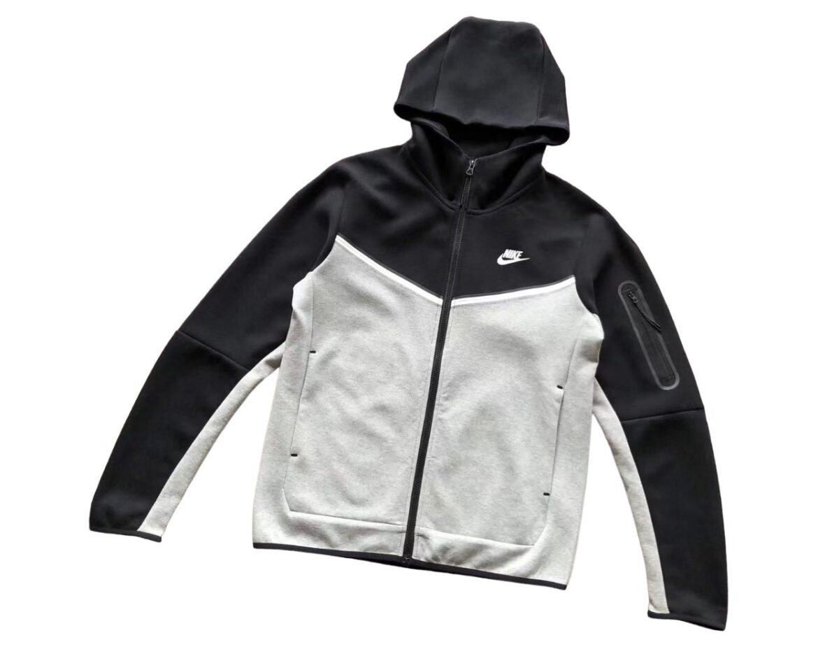 Sudadera Nike Tech Fleece Negra y Gris - NewNow