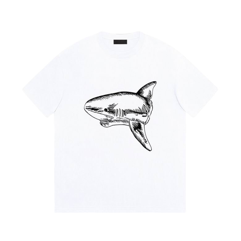 Camiseta Palm Angels Blanca SHARK - NewNow
