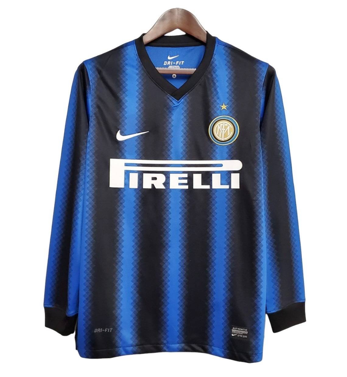 Camiseta Retro Inter Milan 10/11 1ª equipación manga larga - NewNow