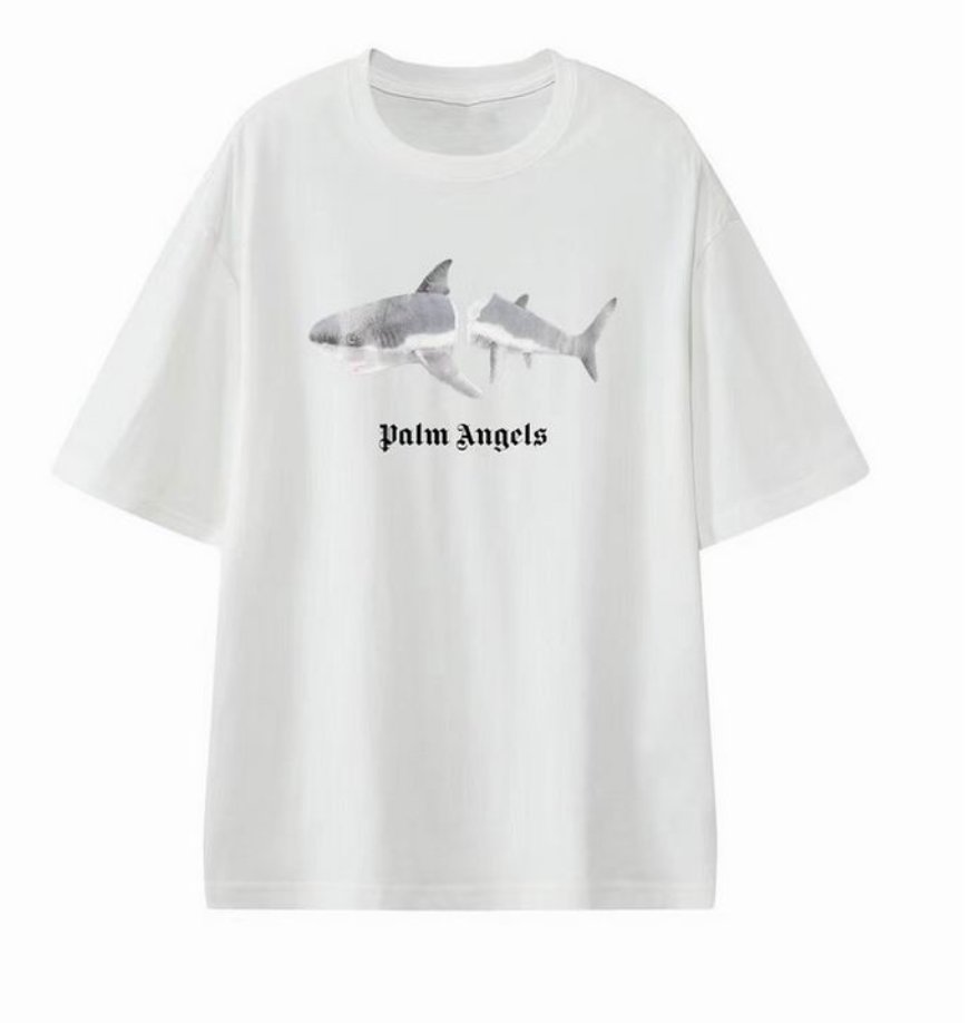 Camiseta Palm Angels Blanca SHARK - NewNow