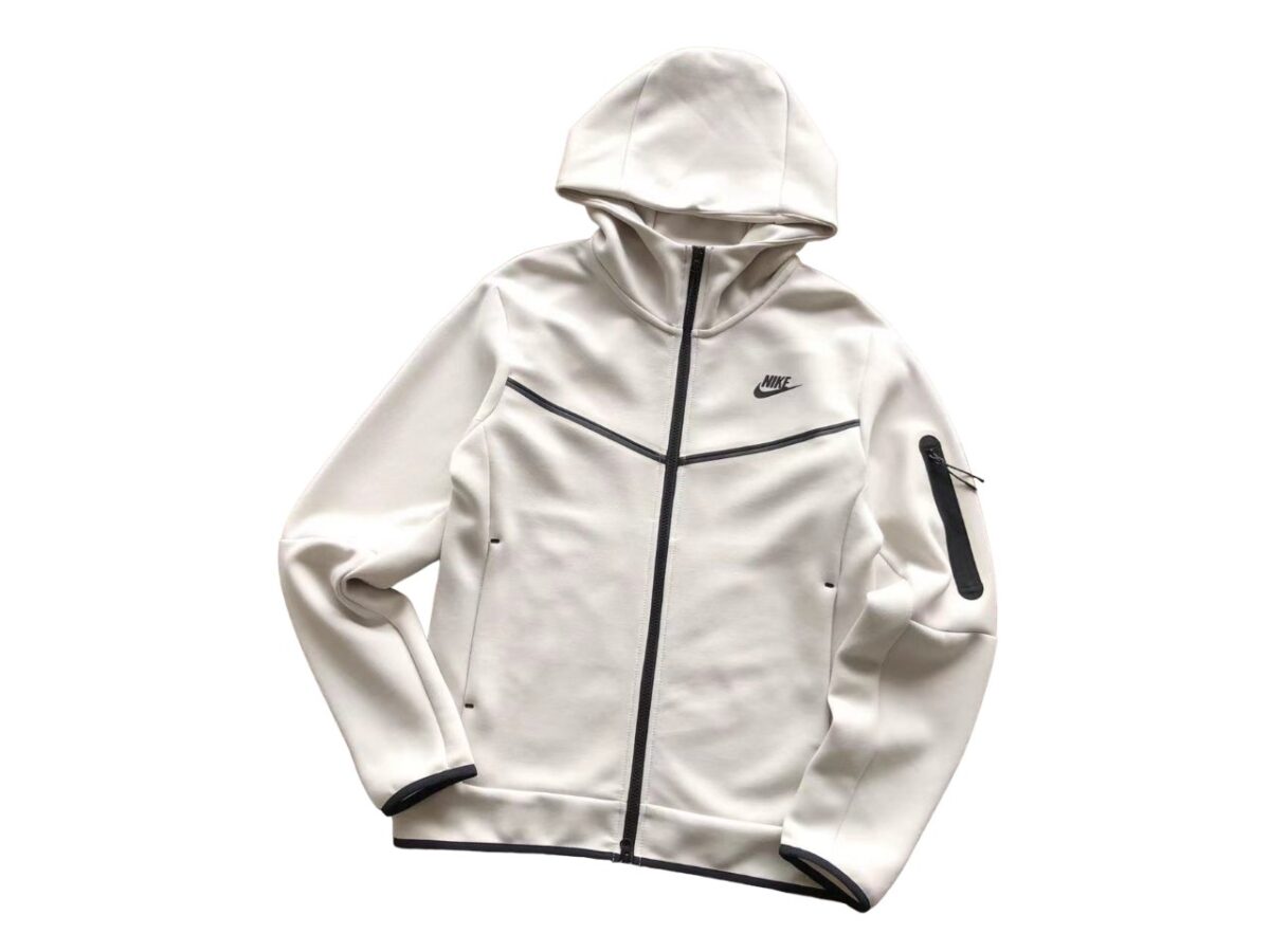 Sudadera Nike Tech Fleece Blanca - NewNow