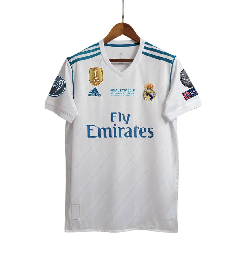 Camiseta Retro Real Madrid 17/18 1ª Equipación – Edición Final Champions League - NewNow