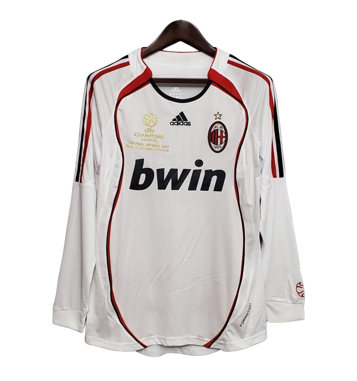 Camiseta retro AC Milan 06/07 2ª equipación manga larga - NewNow