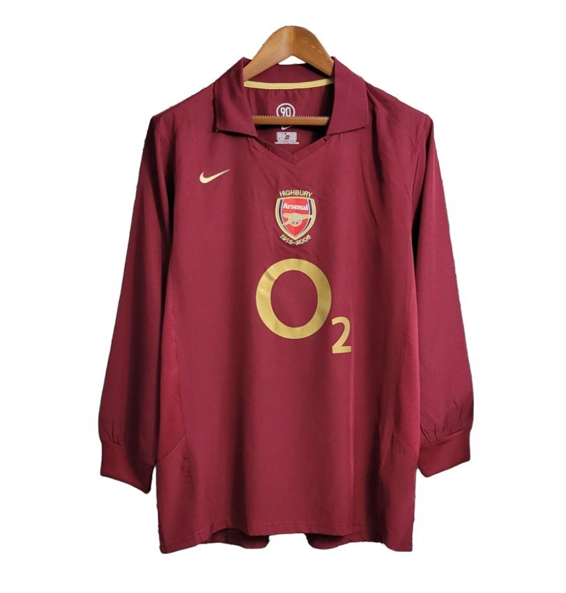 Camiseta Retro Arsenal 05/06 1ª equipación manga larga - NewNow