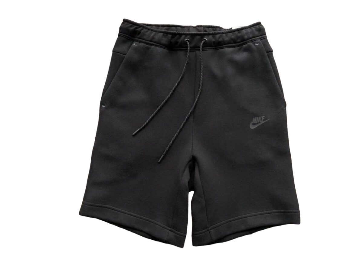 Pantalón Corto Nike Tech Fleece Negro - NewNow