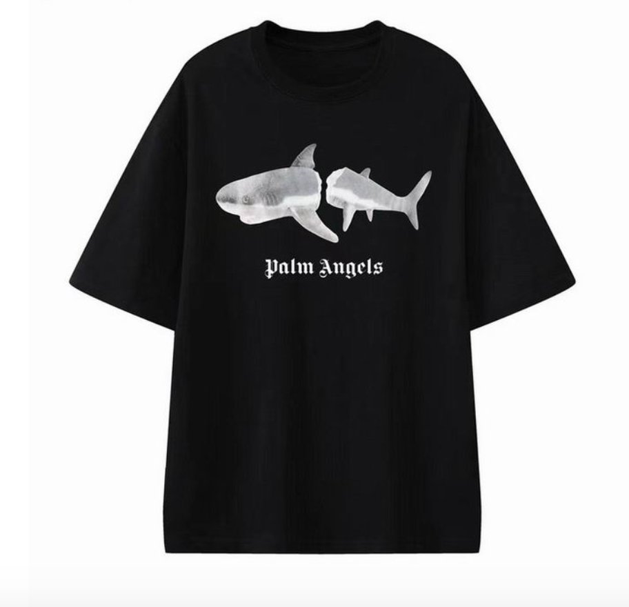 Camiseta Palm Angels Negra SHARK - NewNow