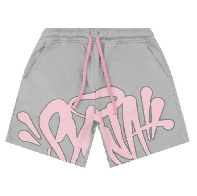 Pantalón corto Syna World Gris y Rosa - NewNow