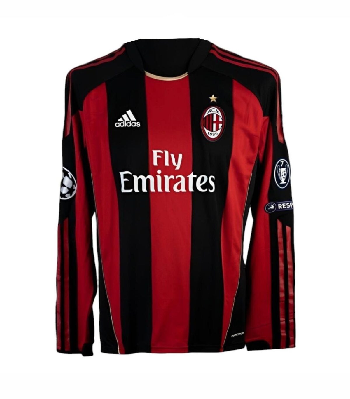 Camiseta retro AC Milan 10/11 1ª equipación manga larga - NewNow