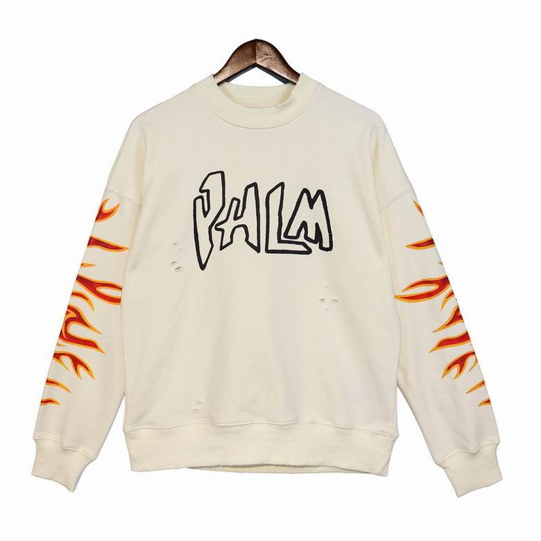 Sudadera Palm Angels Crema Agujeros - NewNow