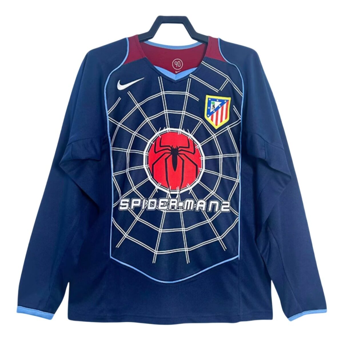 Camiseta retro Atlético de Madrid 04/05 SPIDERMAN 2ª Equipación (Manga larga) - NewNow
