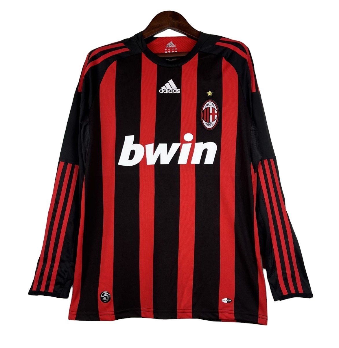 Camiseta retro AC Milan 08/09 1ª equipación manga larga - NewNow