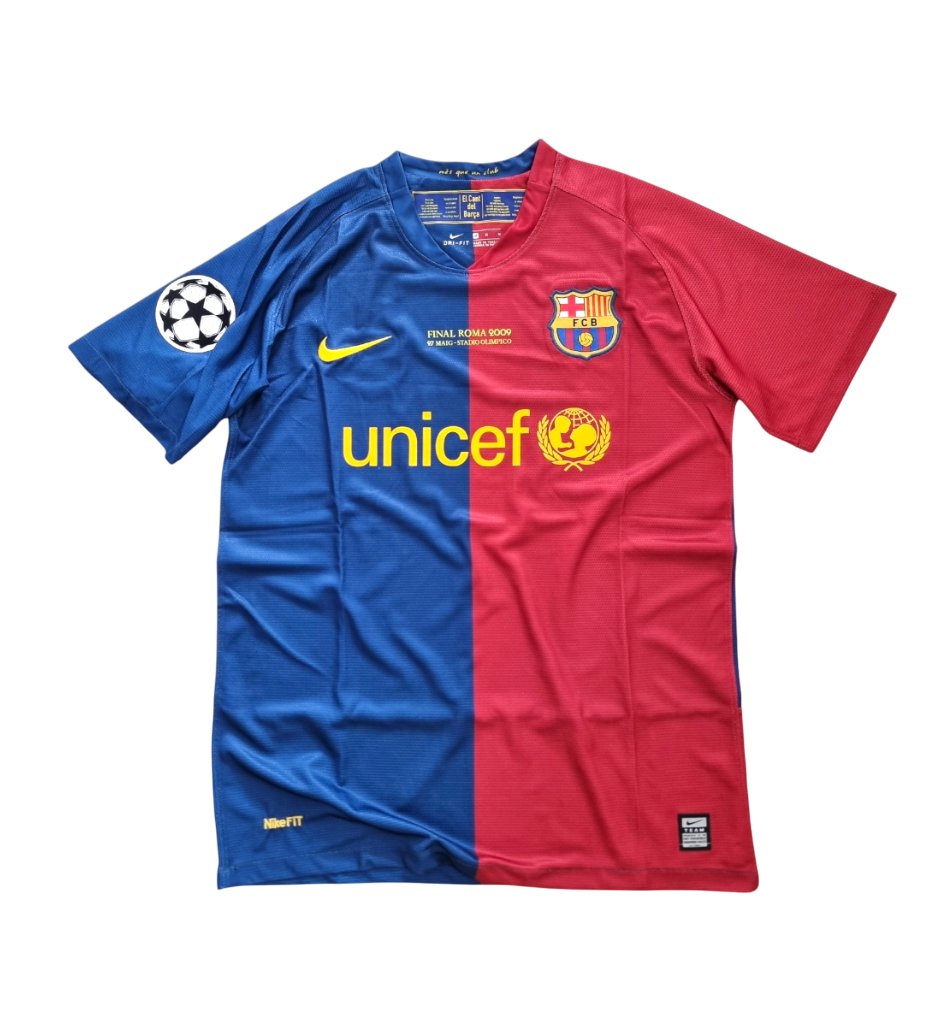 Camiseta retro FC Barcelona 08/09 1ª equipación – Edición Final Champions - NewNow