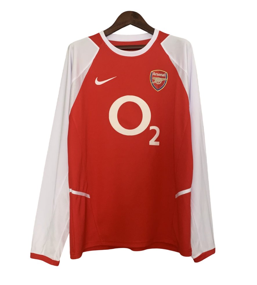 Camiseta Retro Arsenal 02/03 1ª equipación manga larga - NewNow