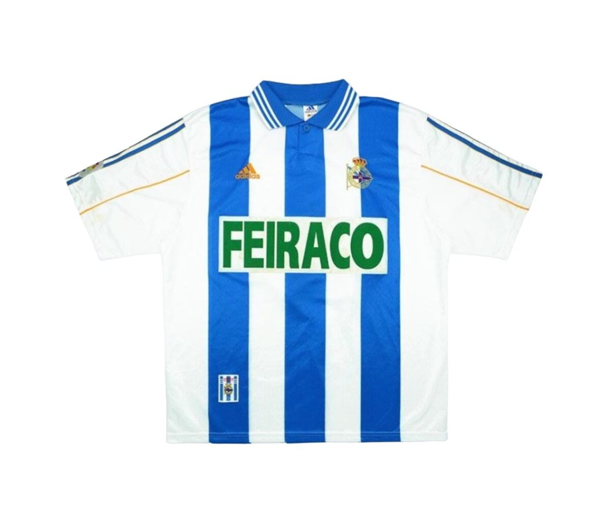 Camiseta retro Deportivo de la Coruña 99/00 1ª equipación - NewNow