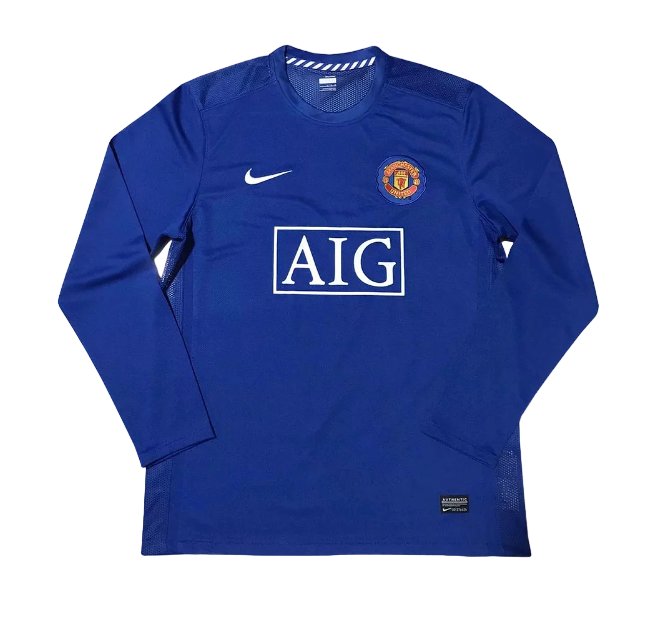 Camiseta retro Manchester United 08/09 2ª equipación manga larga - NewNow