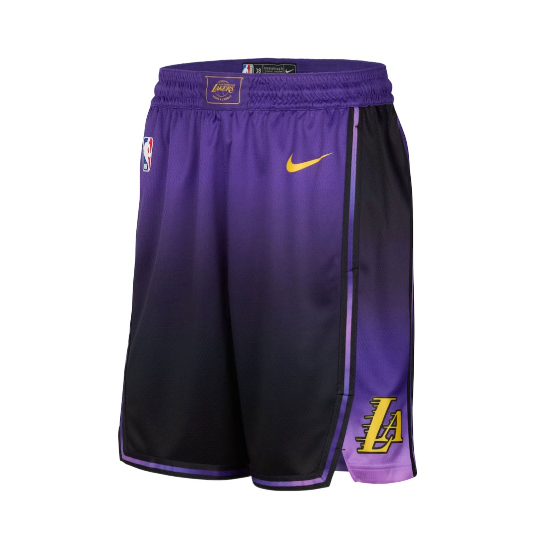 Pantalón Corto Los Angeles Lakers City Edition 24/25 - NewNow