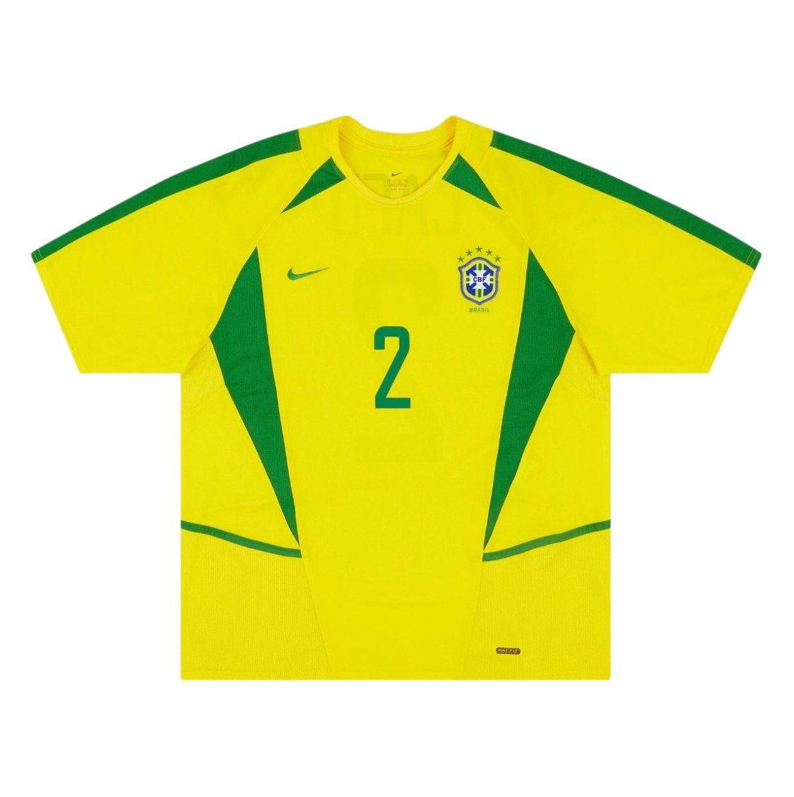 Camiseta Brasil 2002 talla niño 1ª equipación - NewNow