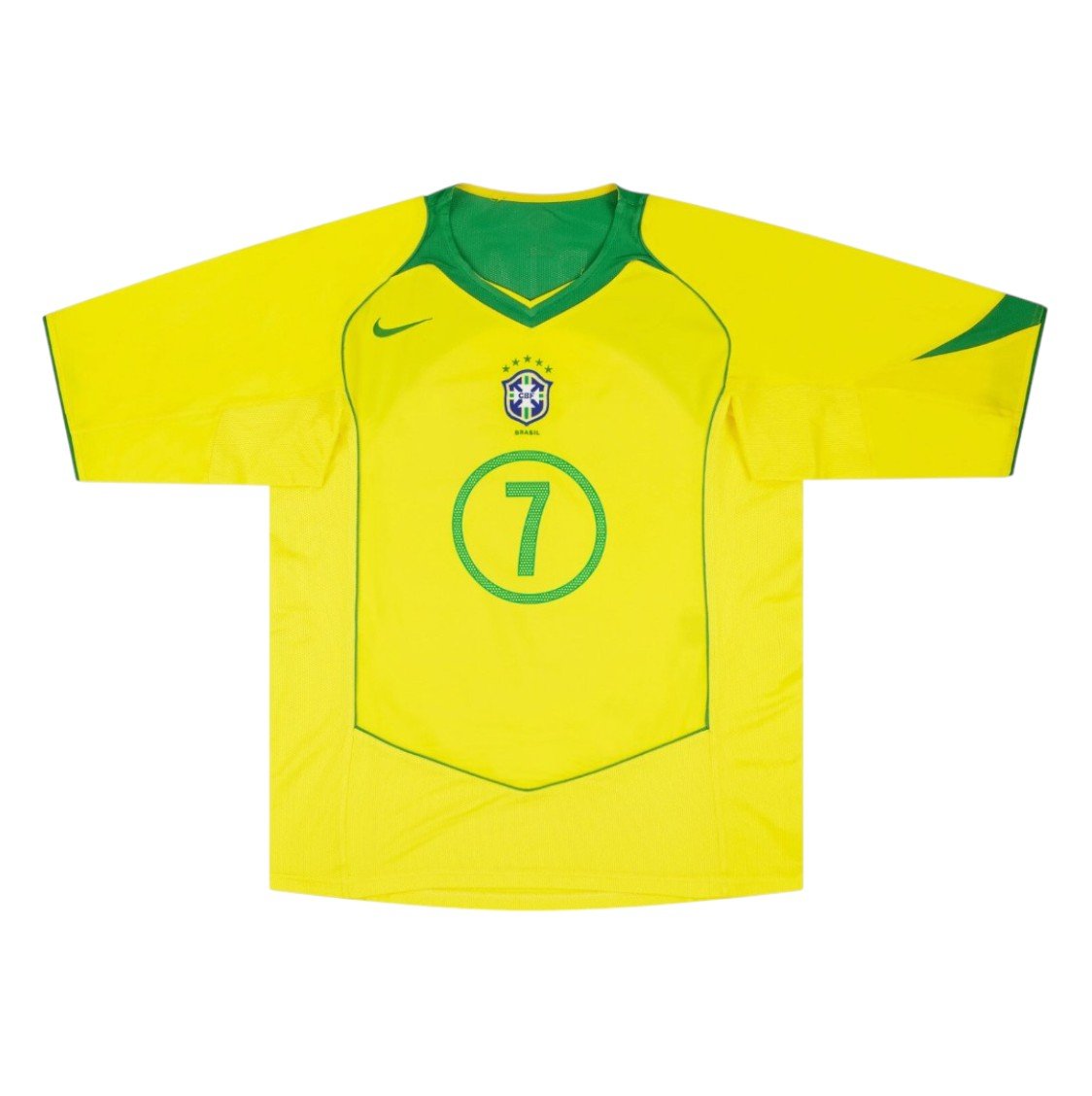 Camiseta Brasil 2004 talla niño 1ª equipación - NewNow