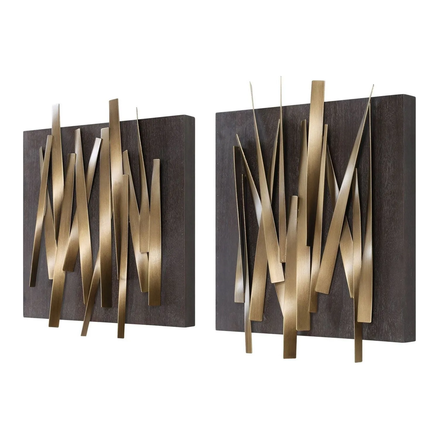 Crosshatch Wall Decor Set/2