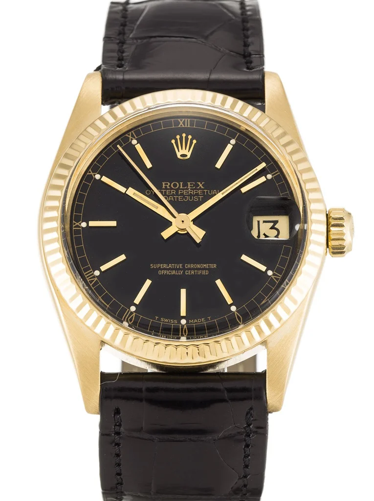 Rolex Datejust Mid-Size 31mm Black Dial 6827