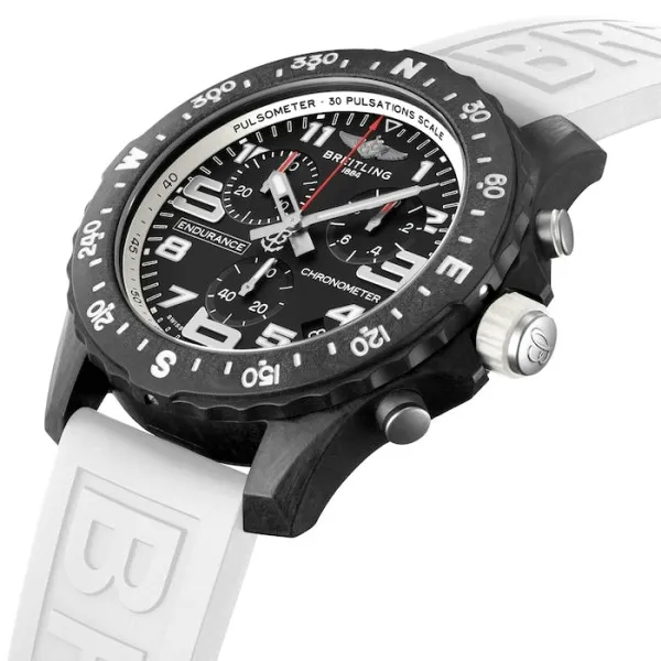 Breitling Endurance Pro Men Quartz Black Rubber Watch X82310A71B1S1