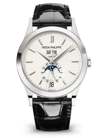 Patek Philippe Complications White Gold Silver Dial Watch 5396G-011