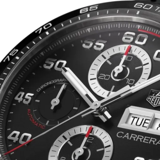 TAG Heuer Carrera Men Automatic Black Rubber Watch CBN2A1AA.FT6228