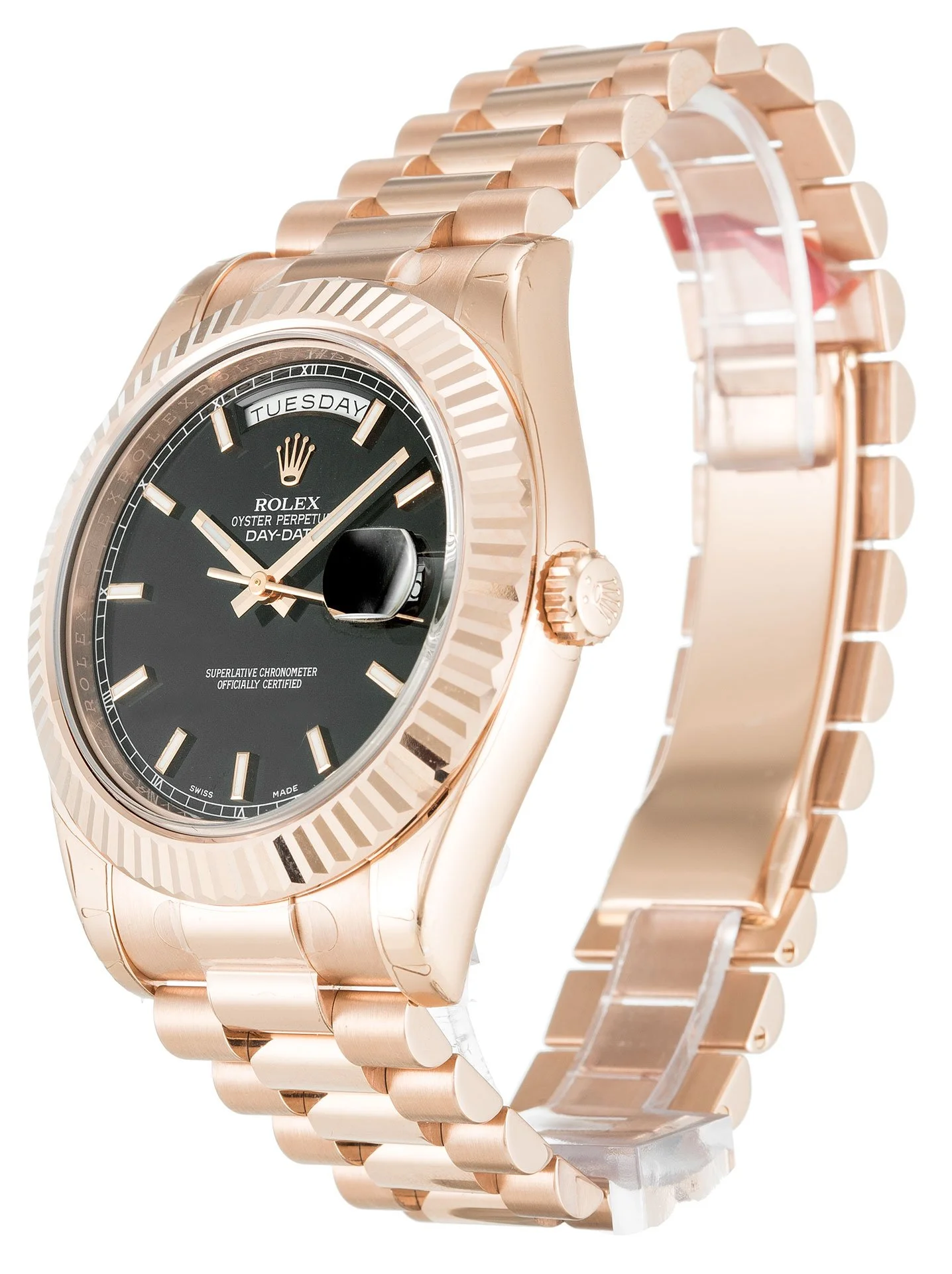 Rolex Day-Date II 40mm Black Dial 218235-2