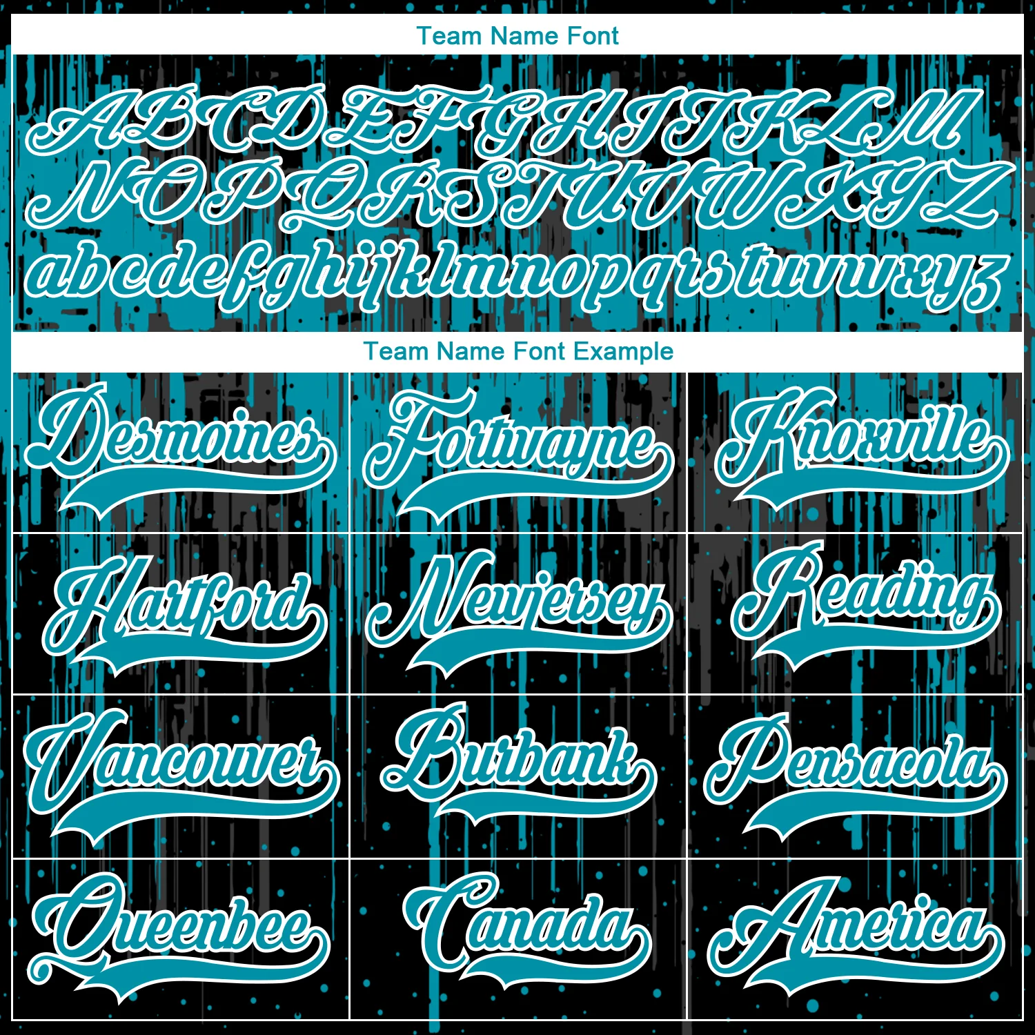 Custom Black Teal Steel Gray-White 3D Pattern Dripping Splatter Hockey Lace Neck Jersey