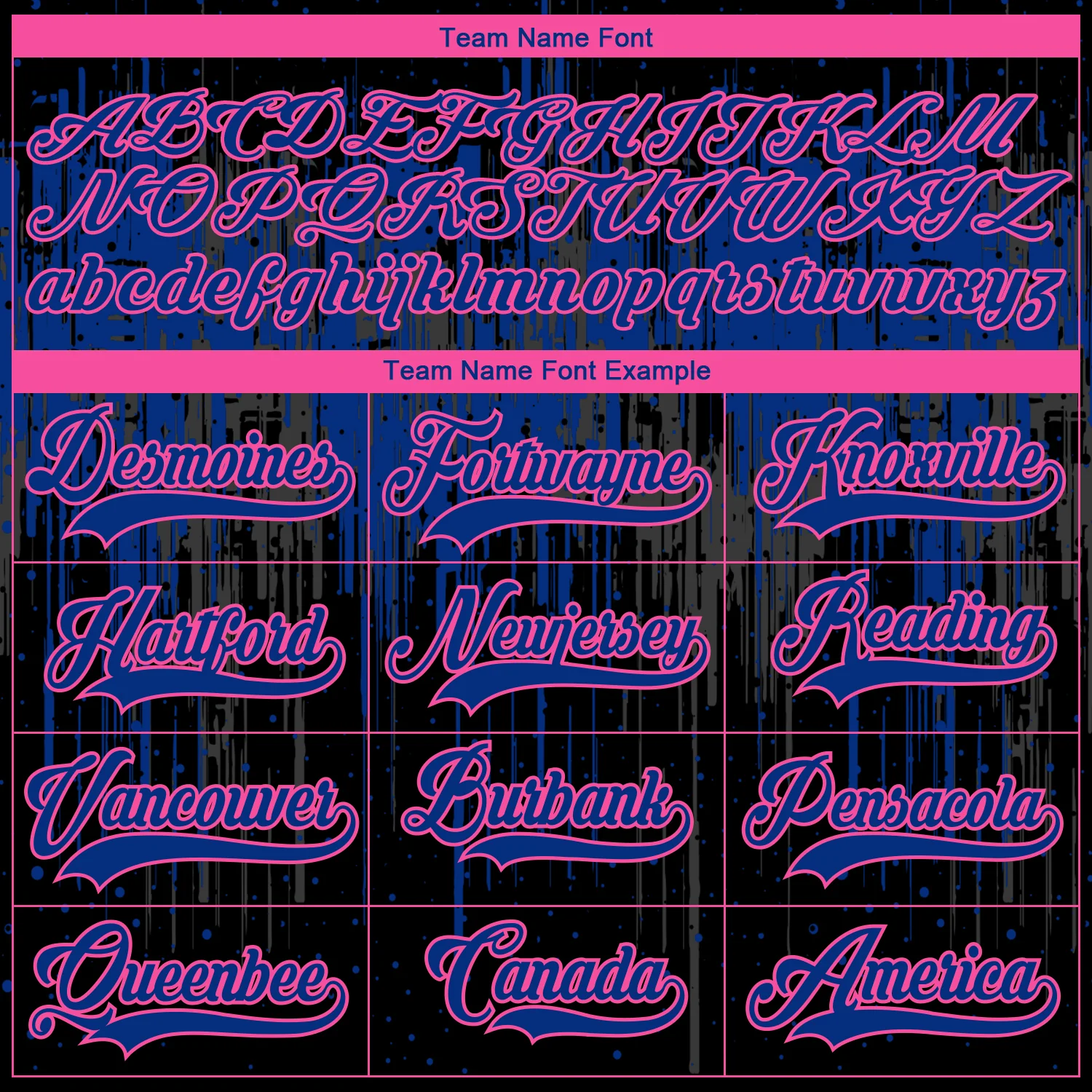 Custom Black Royal Pink Steel Gray-White 3D Pattern Dripping Splatter Hockey Lace Neck Jersey