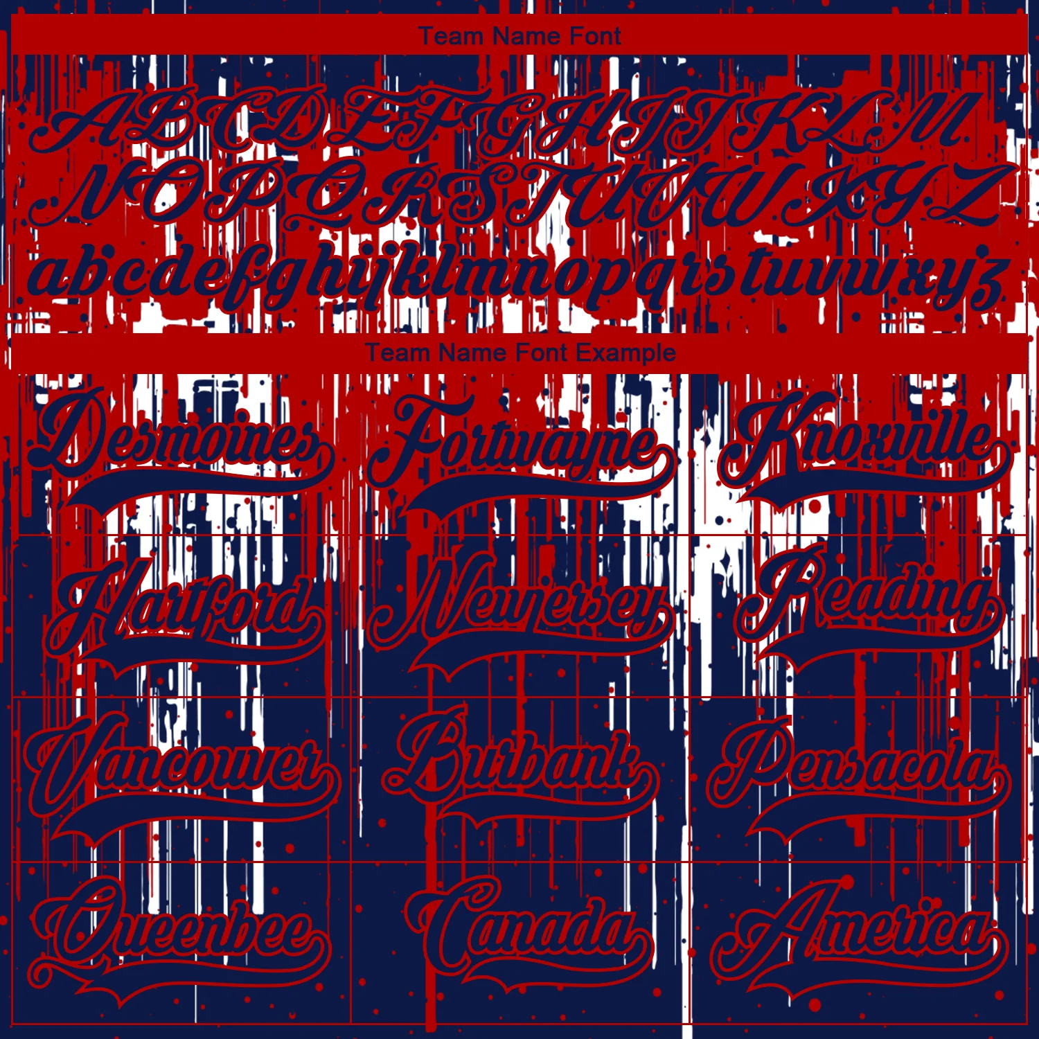 Custom Navy Red-White 3D Pattern Dripping Splatter Hockey Lace Neck Jersey