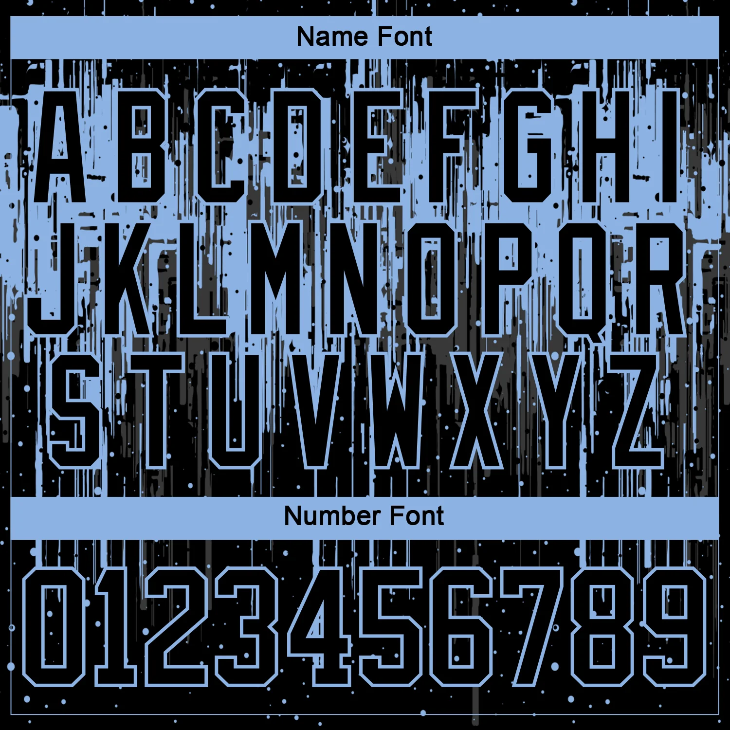 Custom Black Light Blue Steel Gray-White 3D Pattern Dripping Splatter Hockey Lace Neck Jersey