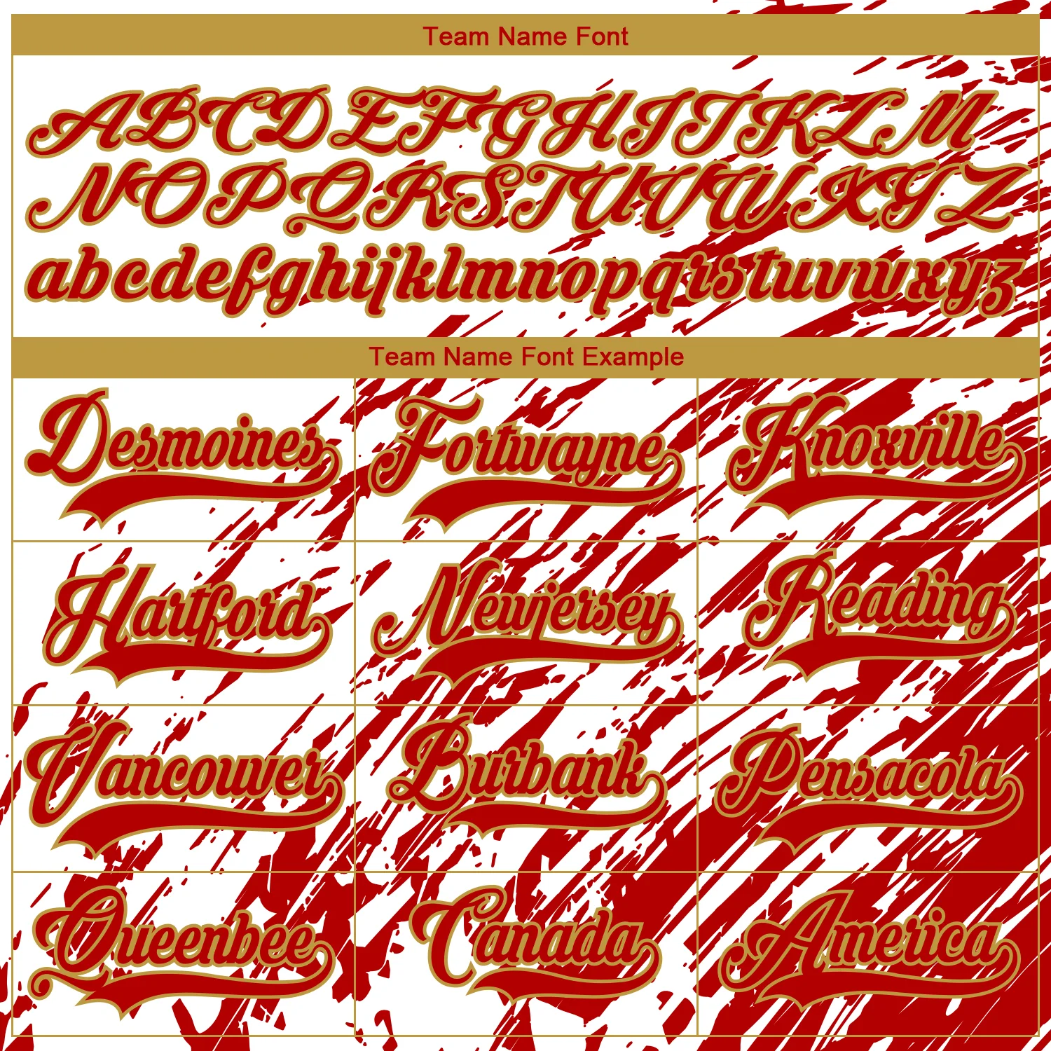 Custom White Red-Old Gold 3D Splash Art Hockey Lace Neck Jersey