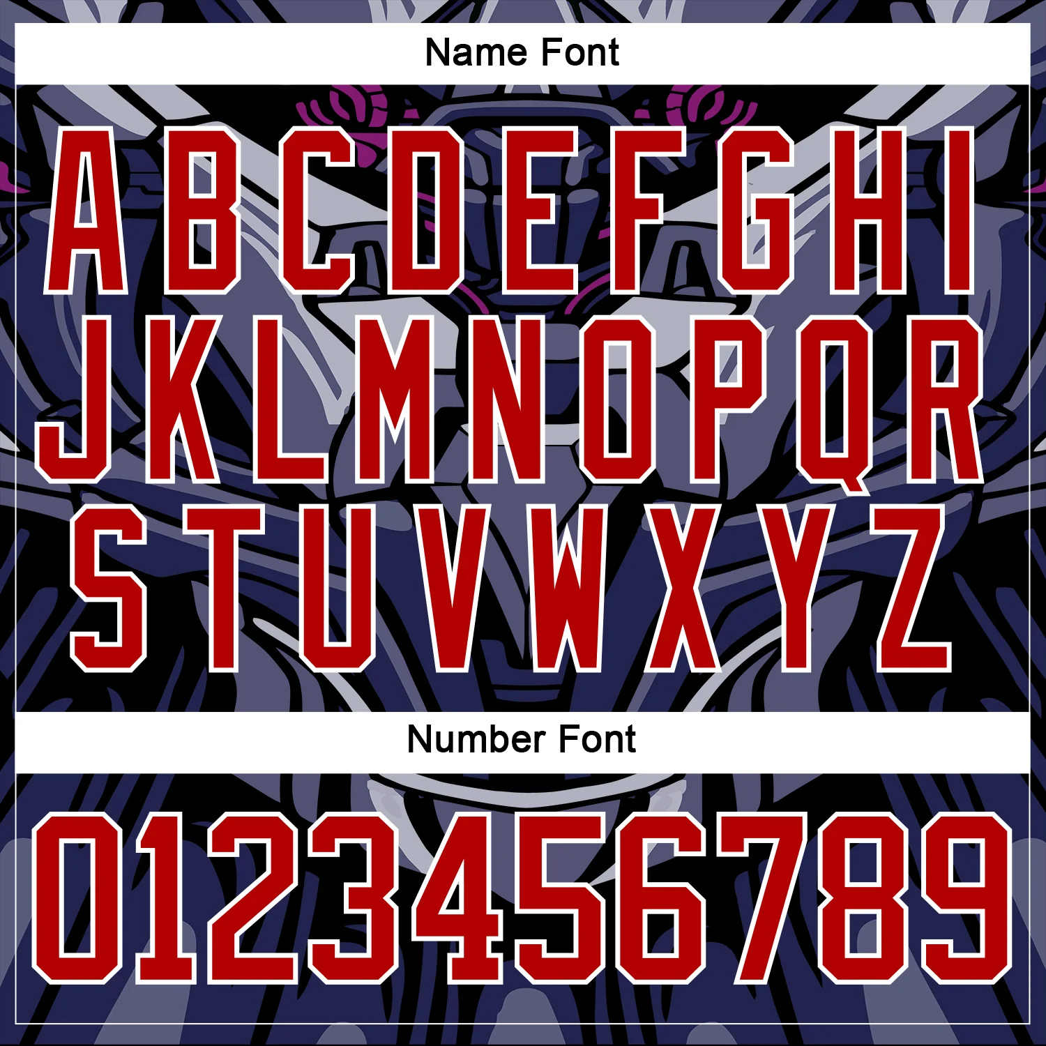 Custom Red Blue Black Purple-White 3D Pattern Cyber Mecha E-sport Hockey Jersey