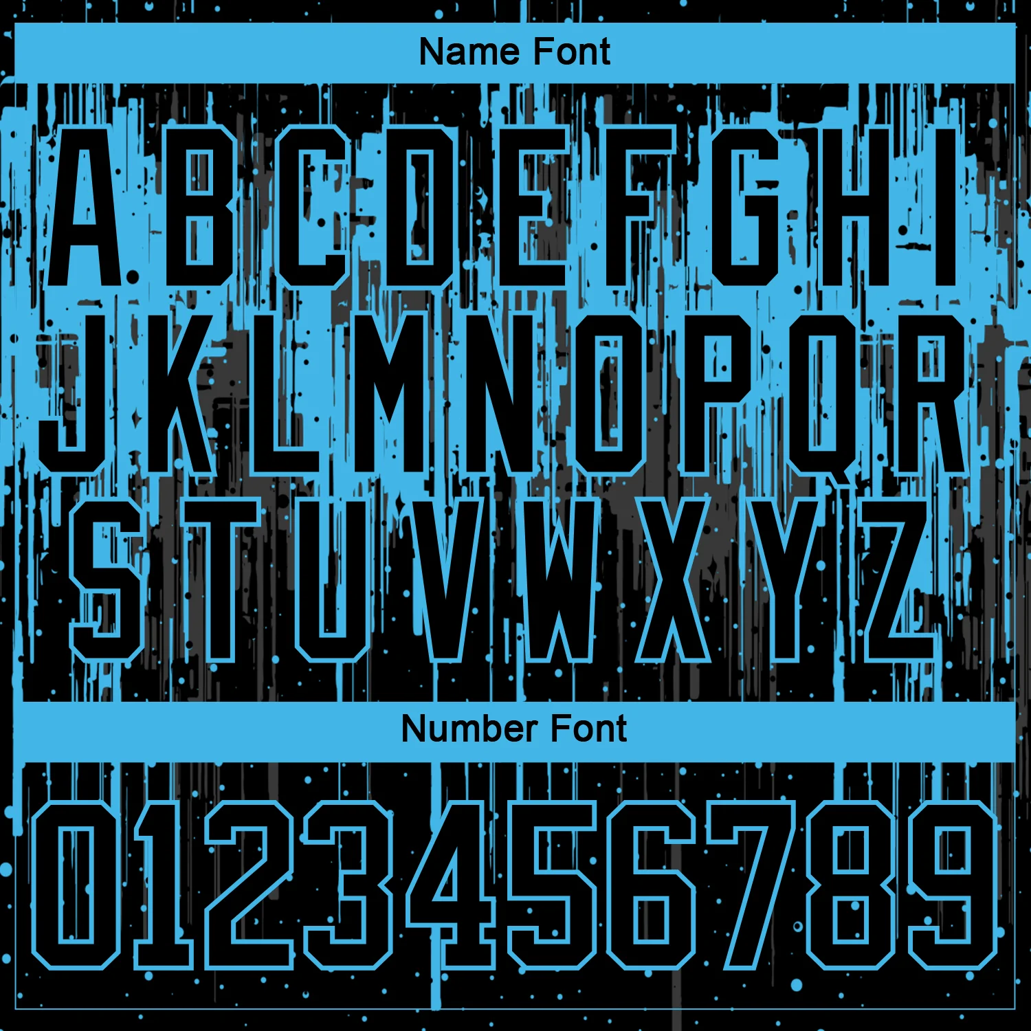 Custom Black Sky Blue Steel Gray-White 3D Pattern Dripping Splatter Hockey Lace Neck Jersey