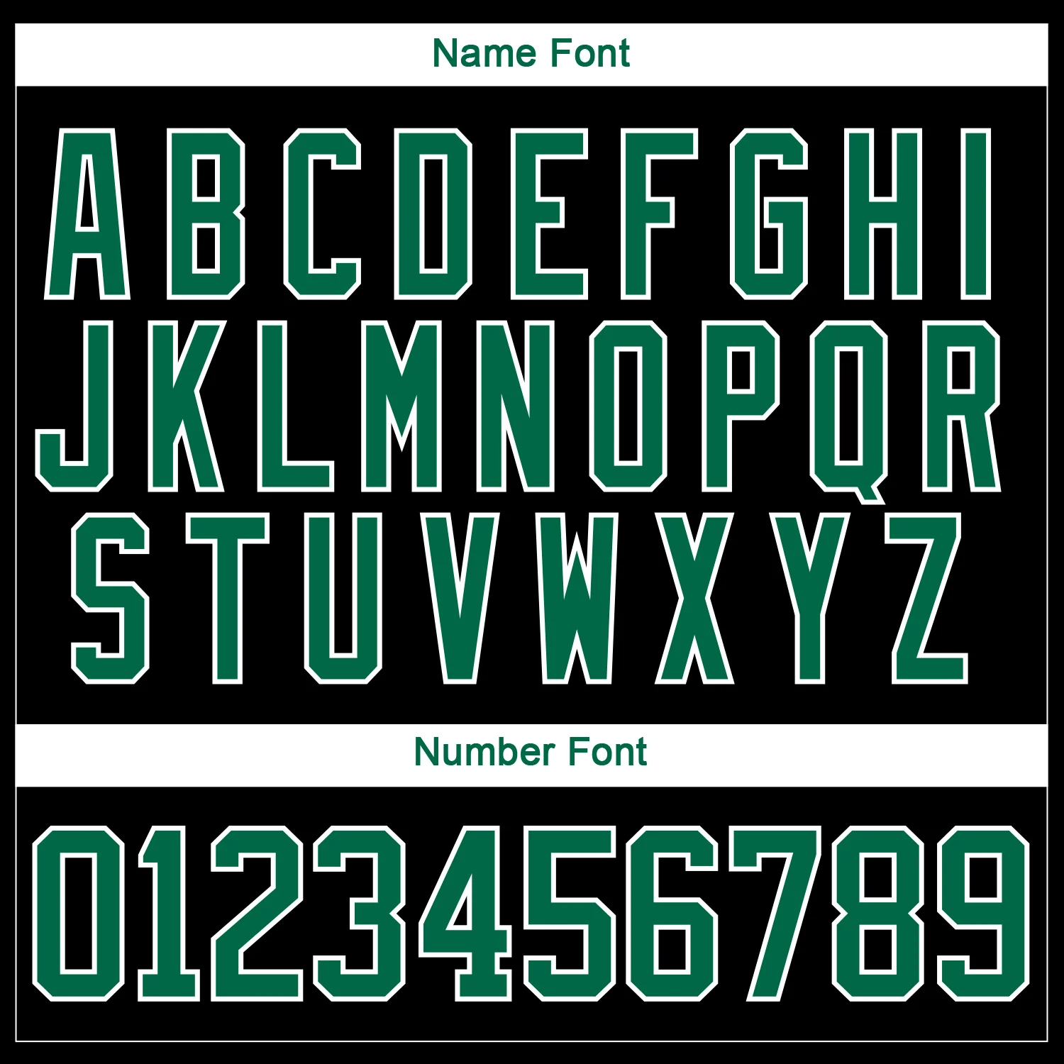 Custom Kelly Green Black-White 3D Pattern Geometric Shape Hockey Lace Neck Jersey