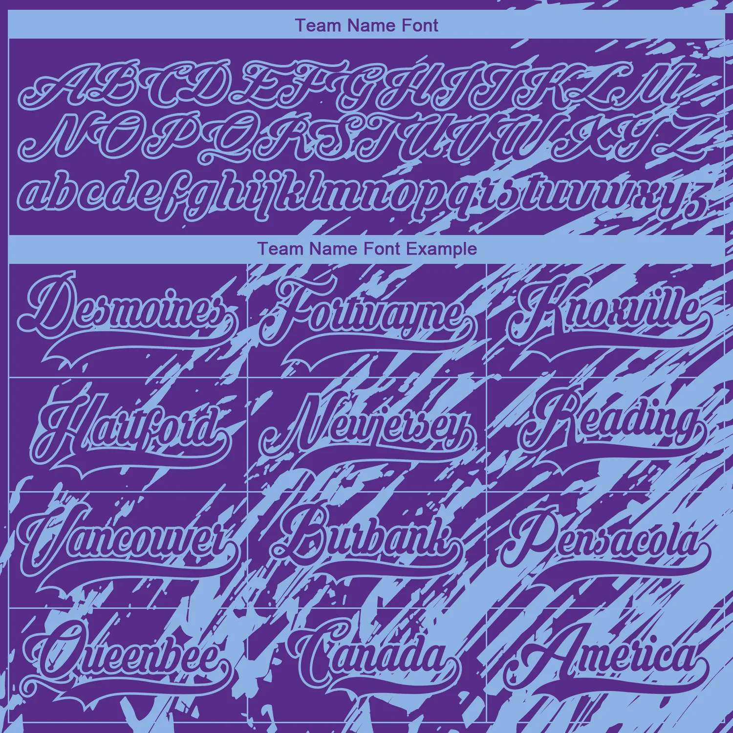 Custom Purple Light Blue-White 3D Splash Art Hockey Lace Neck Jersey