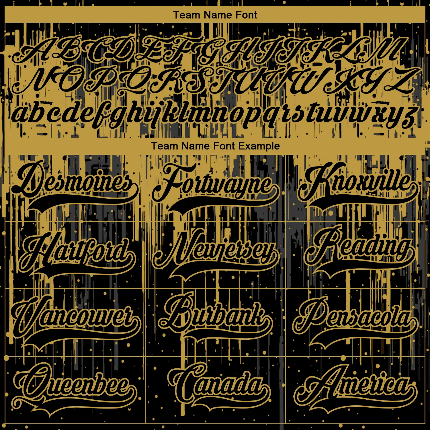 Custom Black Old Gold Steel Gray-White 3D Pattern Dripping Splatter Hockey Lace Neck Jersey